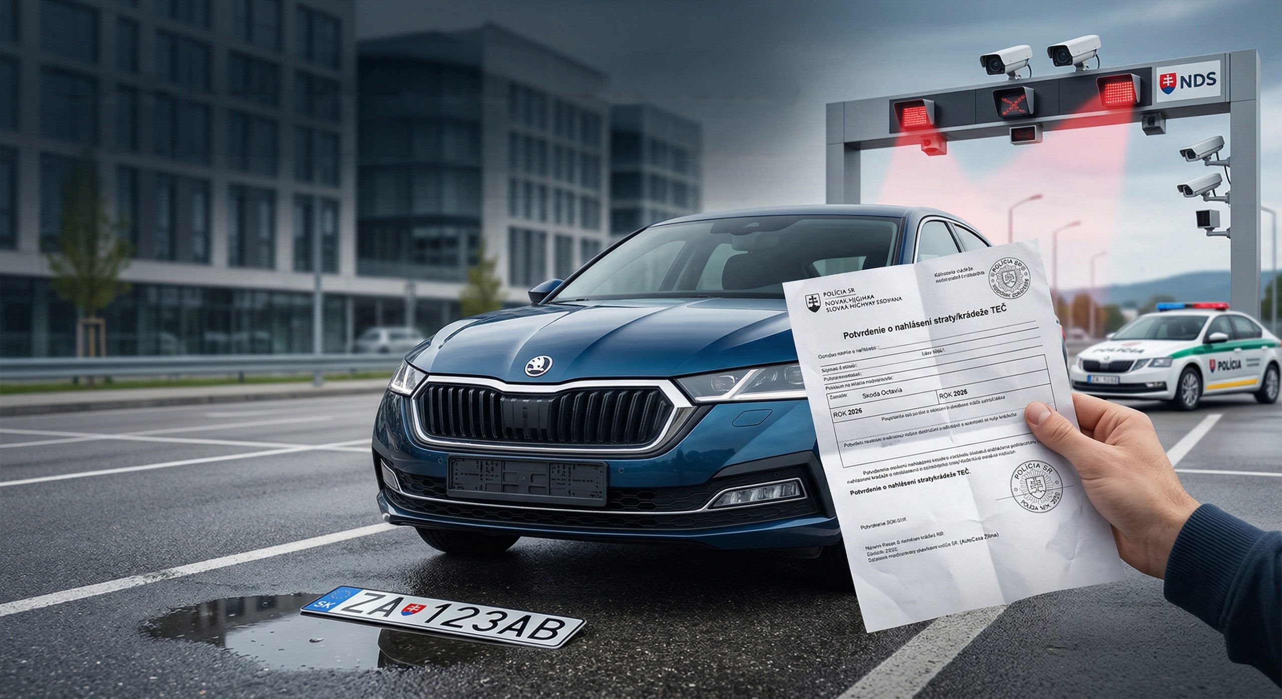 Stratili ste ŠPZ? 4 kroky, ktoré vás zachránia pred exekúciou a väzením.