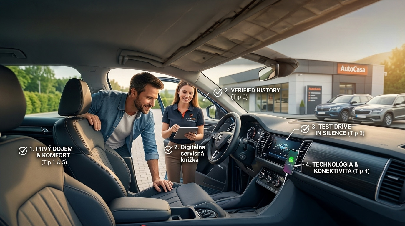 Checklist pred víkendovou obhliadkou: Ako cez AutoCasa.sk nájsť to pravé?