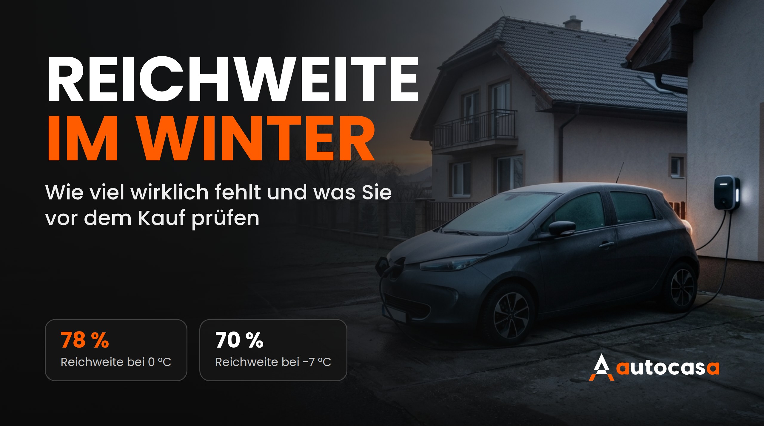 Gebrauchtes E-Auto vor dem Winter: wie viel Reichweite fehlt und was zu prüfen ist