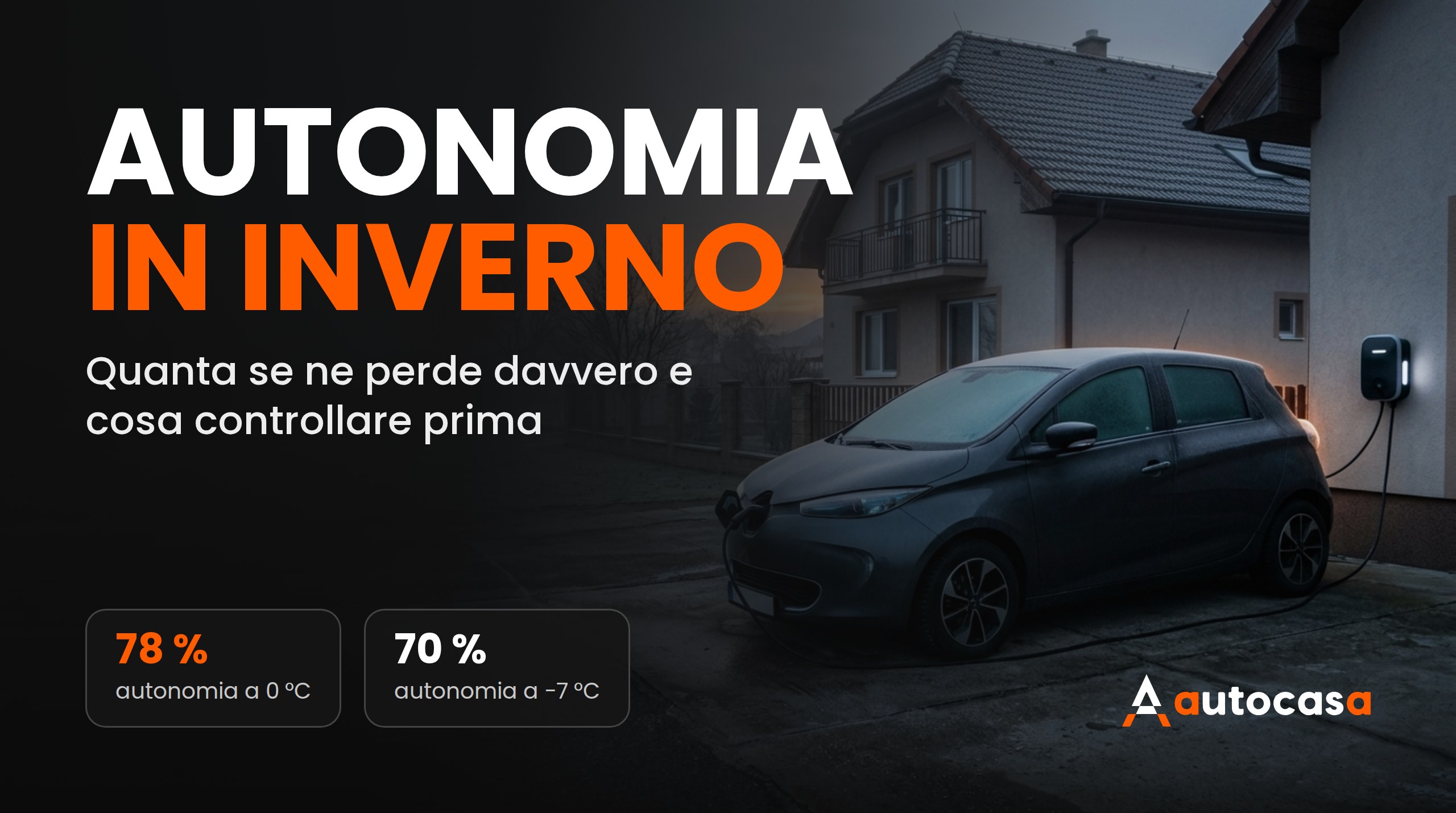 Elettrica usata prima dell’inverno: quanta autonomia perde e cosa controllare
