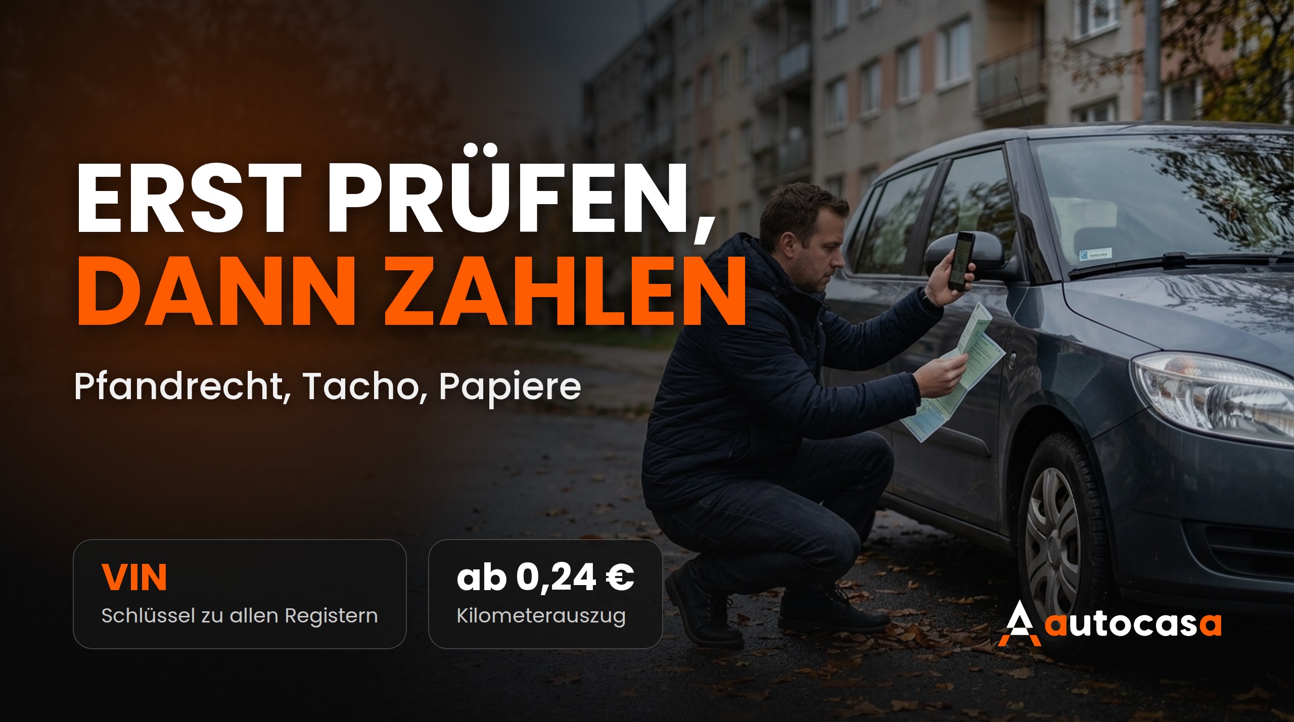Gebrauchtwagen prüfen, bevor Sie zahlen: Pfandrecht, Tachostand und Papiere
