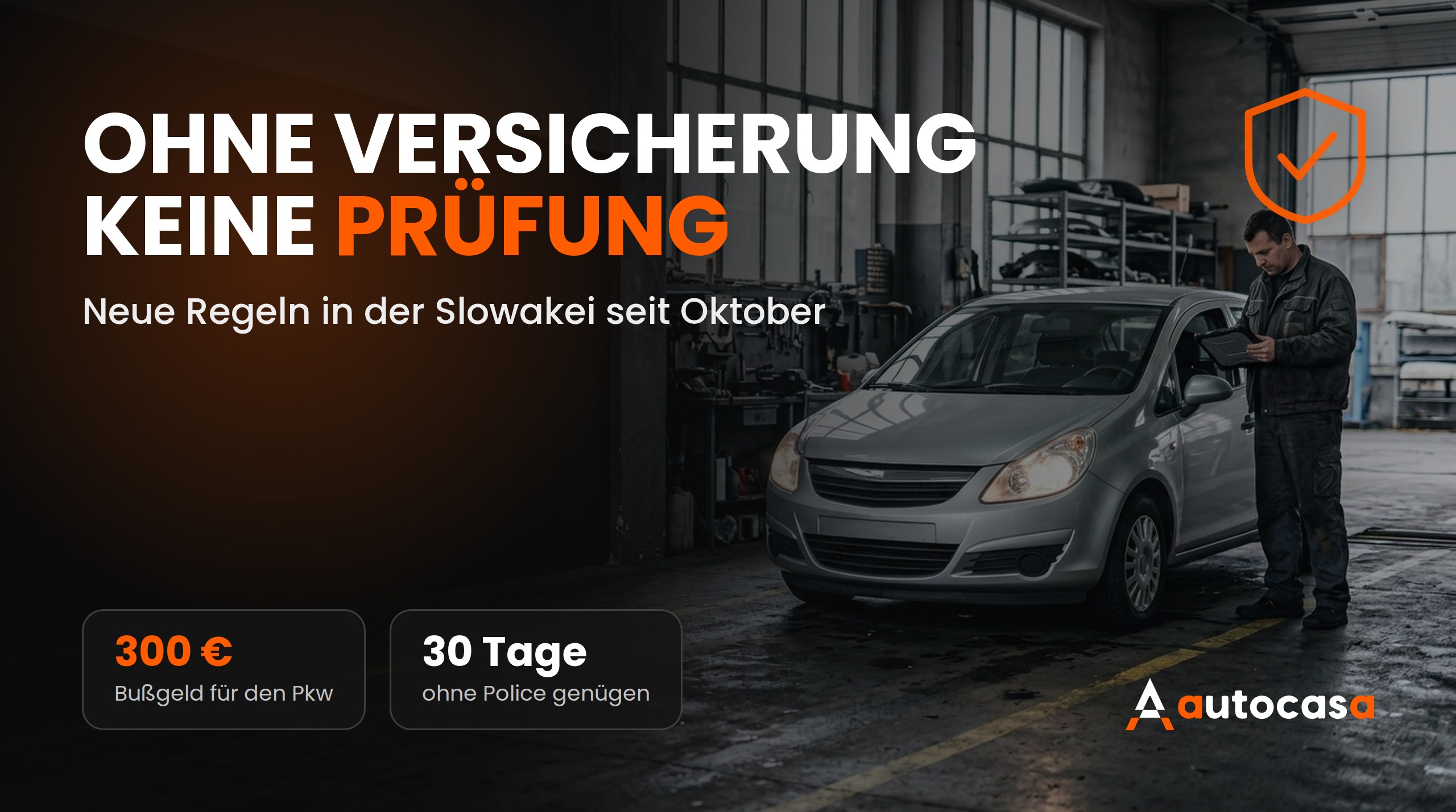 Kfz-Haftpflicht in der Slowakei: Seit Oktober kommen die Bußgelder automatisch