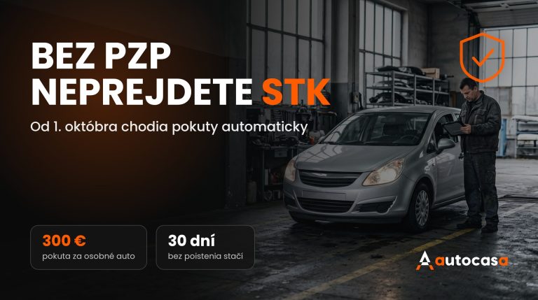 Osobné auto na stanici technickej kontroly, technik s tabletom – od 1. októbra sa PZP overuje automaticky