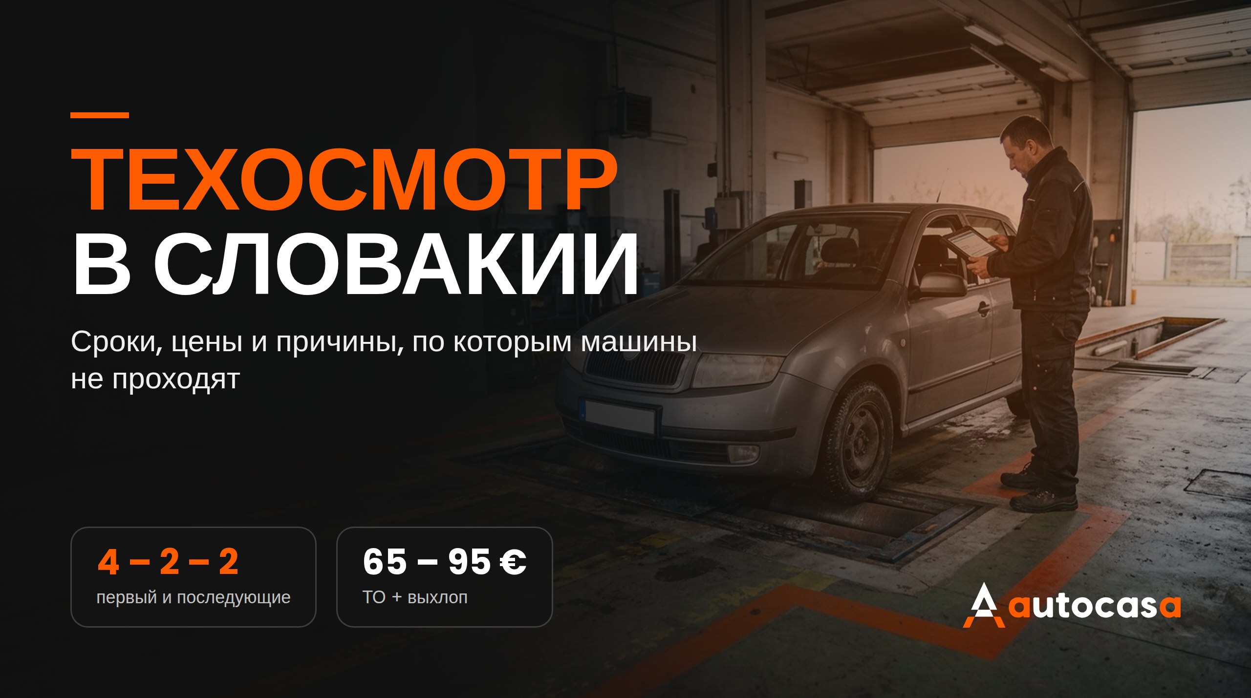 Техосмотр в Словакии: сроки, цены и причины, по которым машины не проходят
