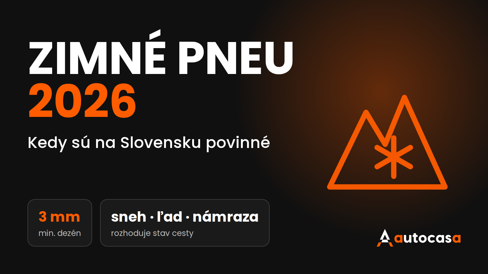 Zimné pneumatiky 2026: Kedy sú na Slovensku naozaj povinné a čo so starými sadami