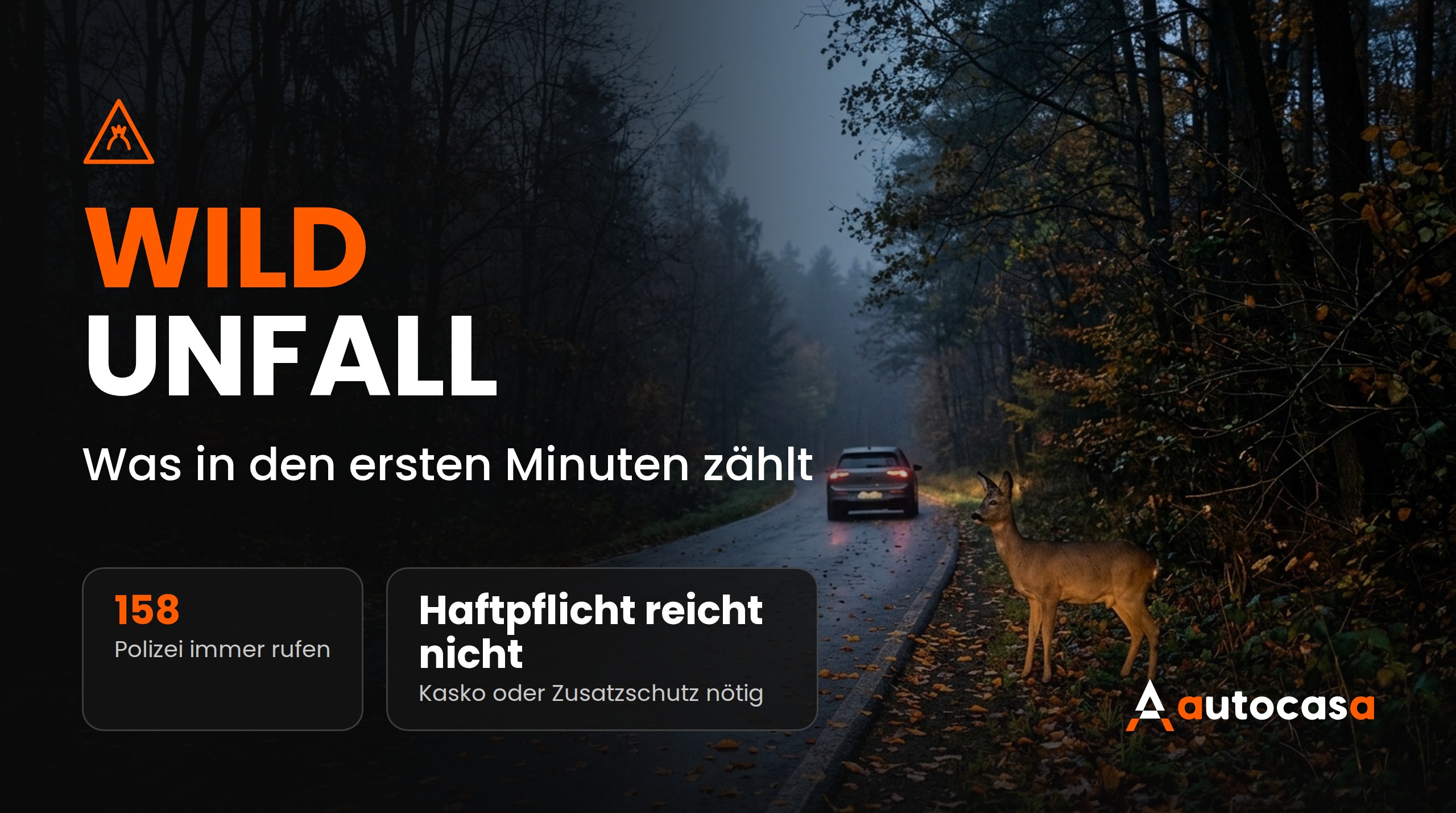 Wildunfall in der Slowakei und Tschechien: Was jetzt zu tun ist und wann die Versicherung zahlt